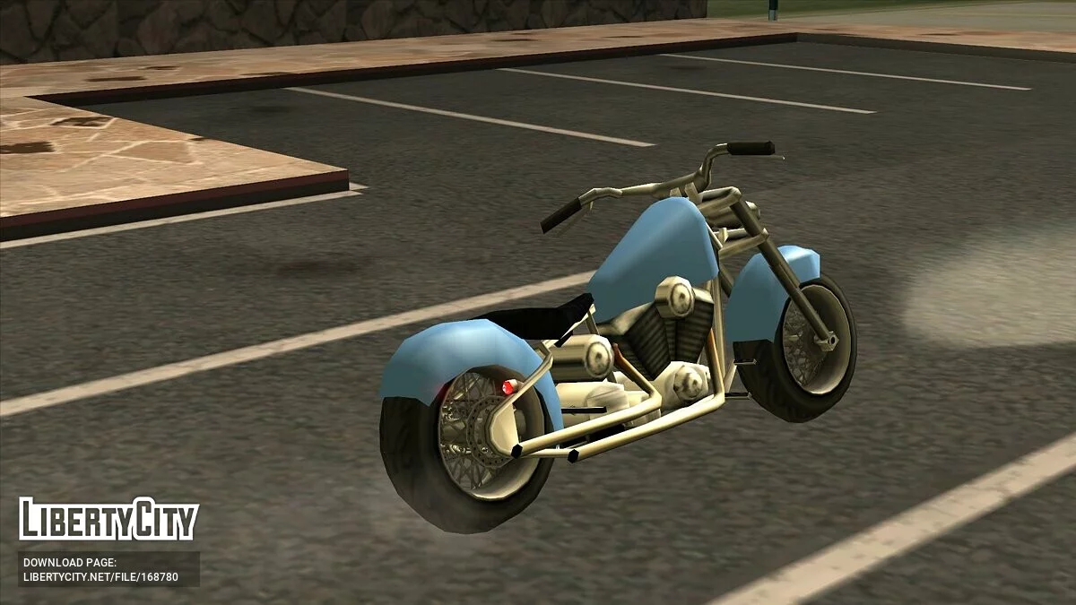 Harley Davidson Ponchk Custom / GTA San Andreas