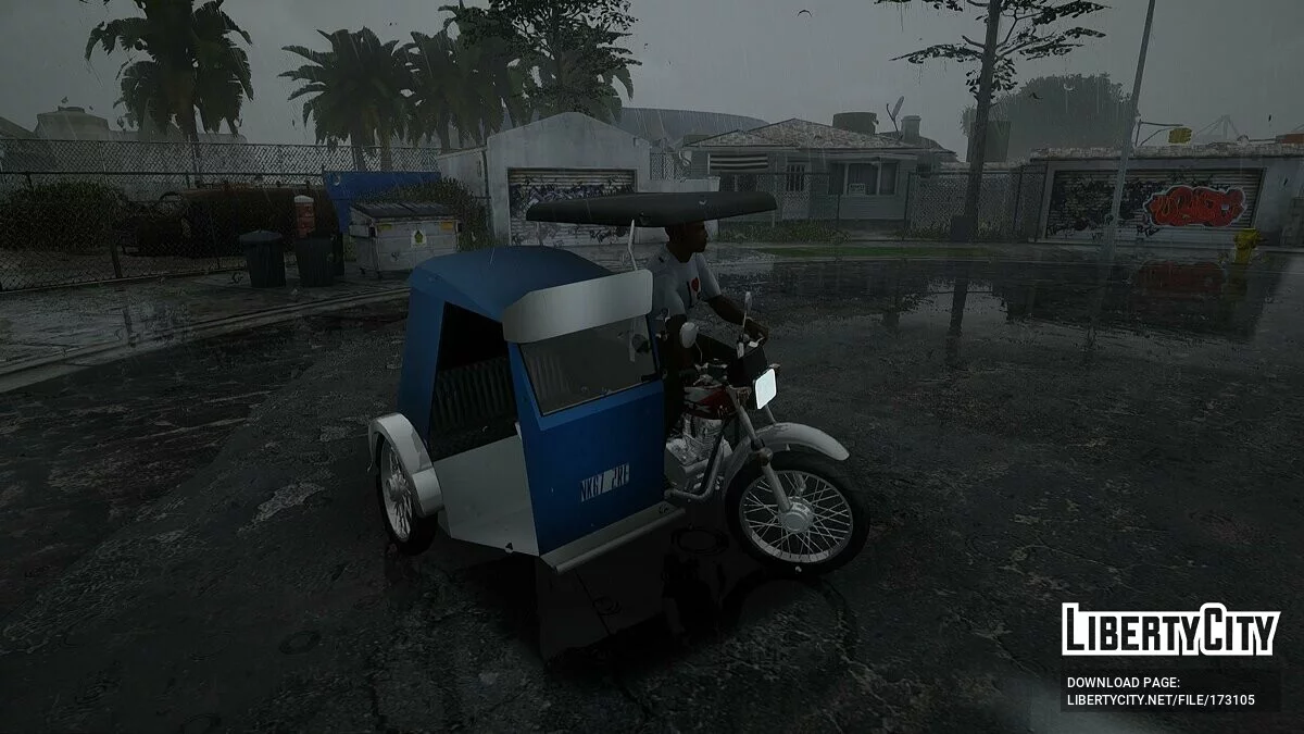Honda TMX CG125 Tricycle / GTA San Andreas