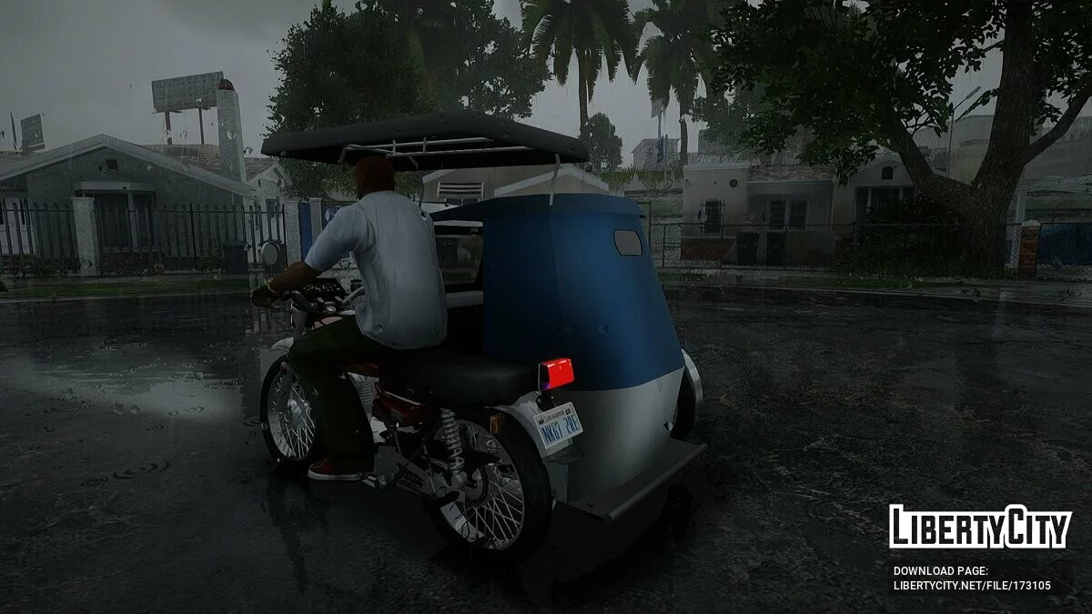 Honda TMX CG125 Tricycle / GTA San Andreas