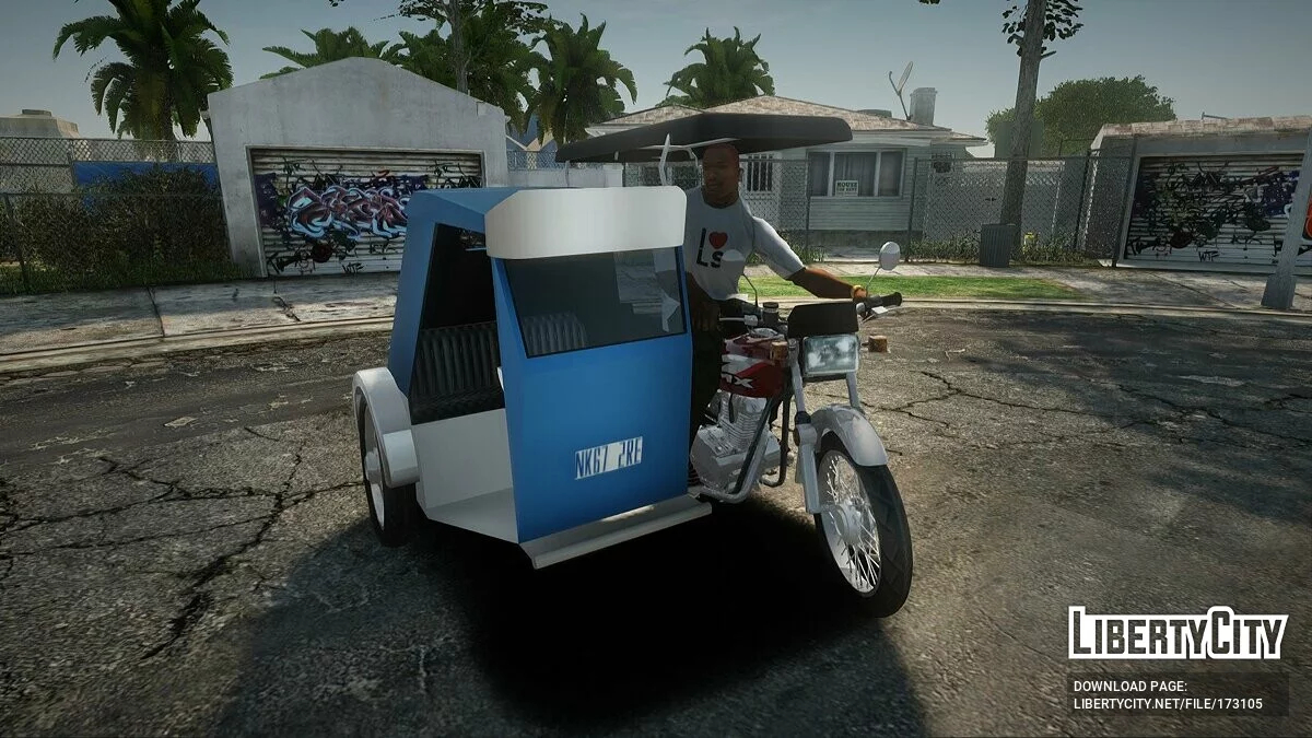 Honda TMX CG125 Tricycle / GTA San Andreas