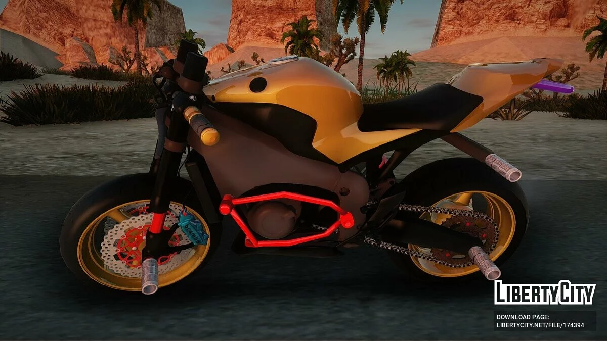 Honda CBR 1000RR Naked Bike Stunt / GTA San Andreas