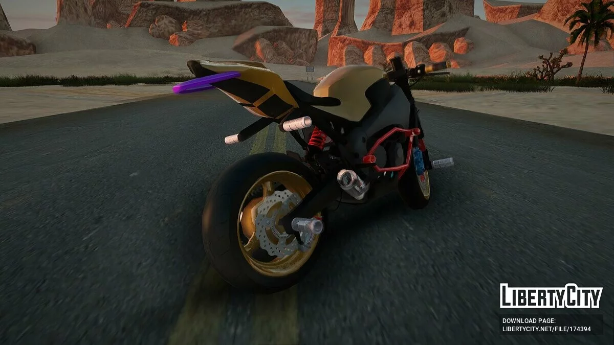 Honda CBR 1000RR Naked Bike Stunt / GTA San Andreas