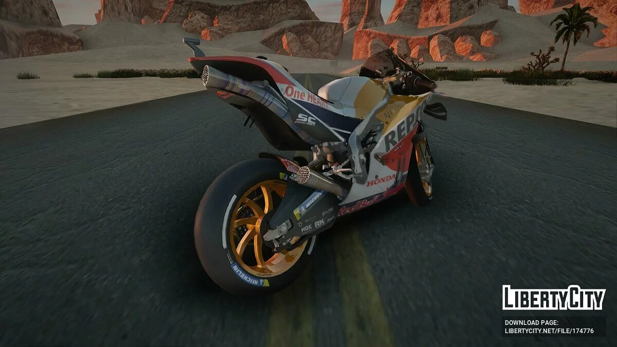 Honda RC213V Repsol Team / GTA San Andreas