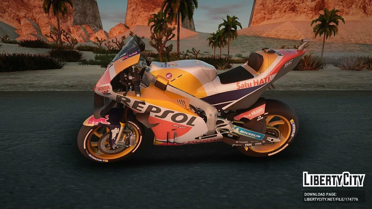 Honda RC213V Repsol Team / GTA San Andreas