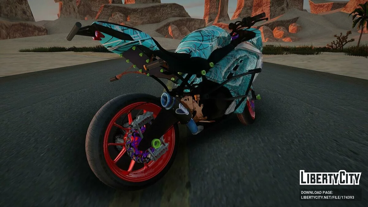 Kawasaki Ninja 250 Fi Stunter / GTA San Andreas