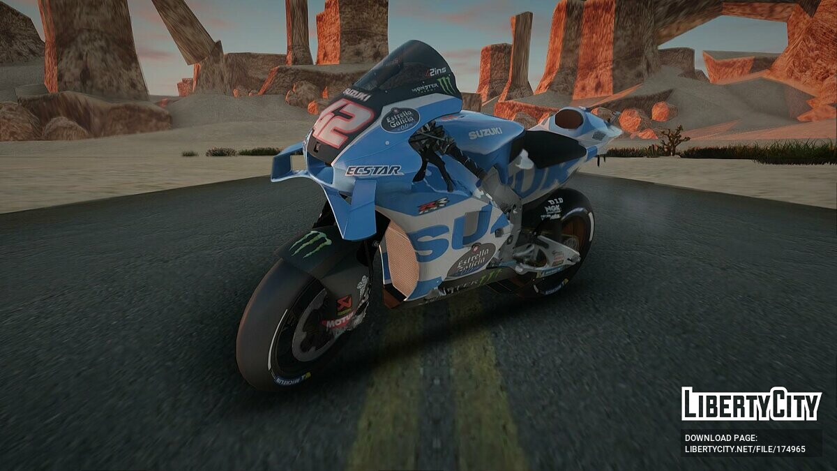 Скачать Suzuki GSX-RR Team Ecstar для GTA San Andreas