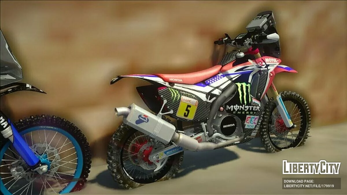 2018 Honda CRF 450R Dakar Rally / GTA San Andreas