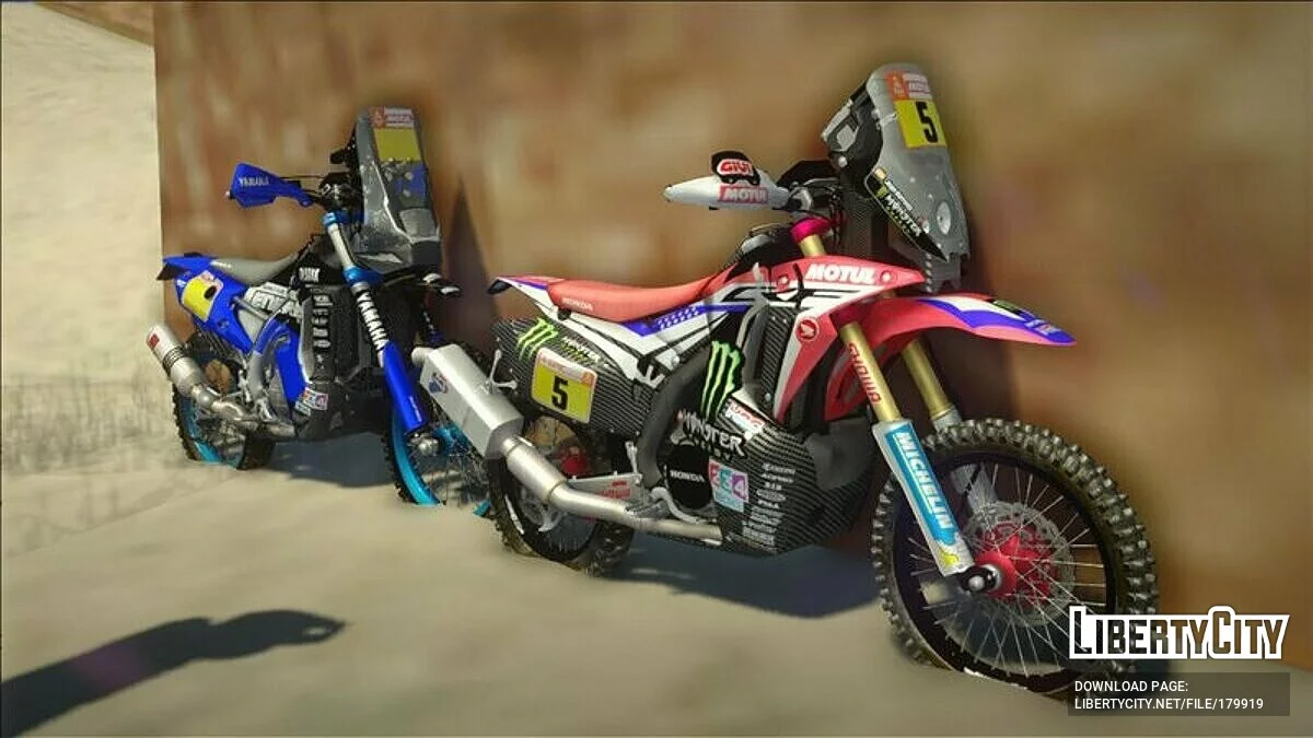 2018 Honda CRF 450R Dakar Rally / GTA San Andreas