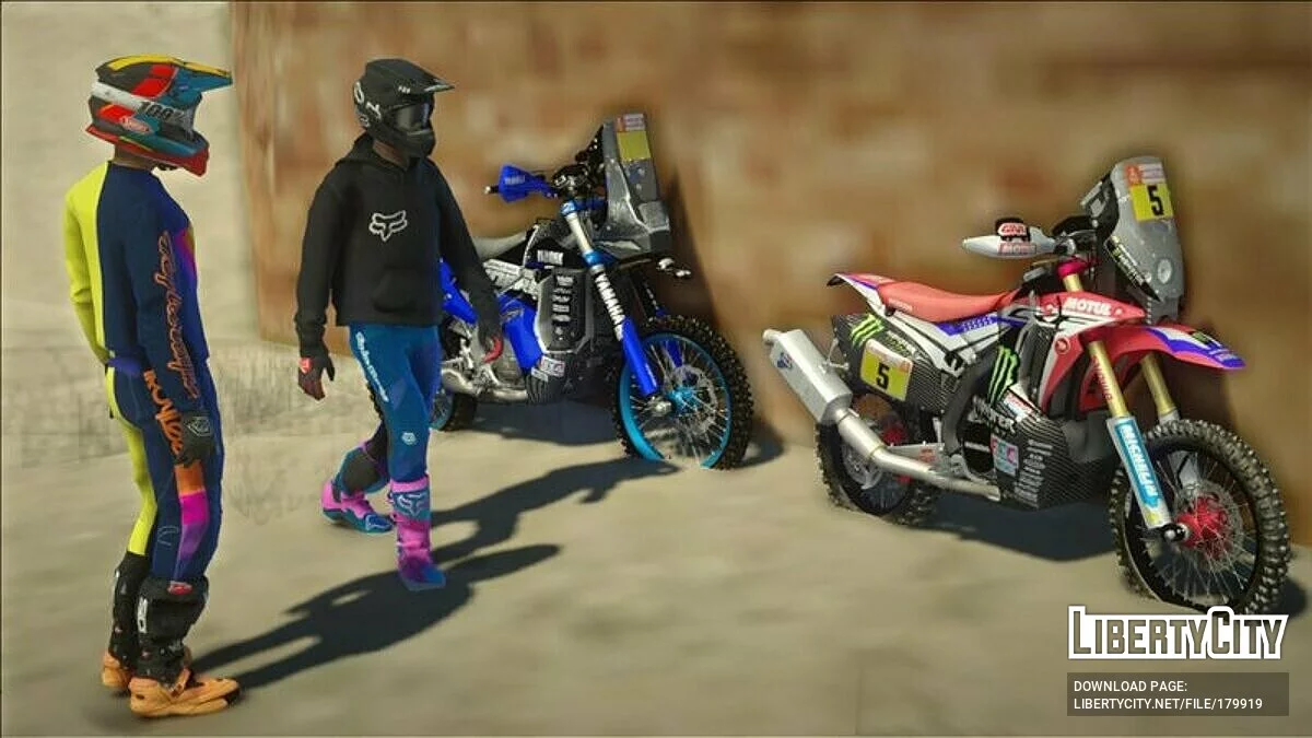 2018 Honda CRF 450R Dakar Rally / GTA San Andreas