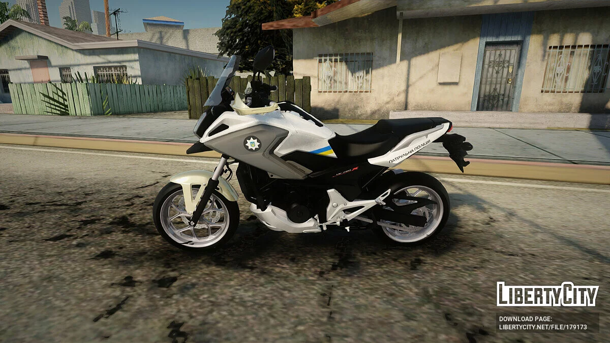Honda NC750X Патрульной Полиции Украины / GTA San Andreas