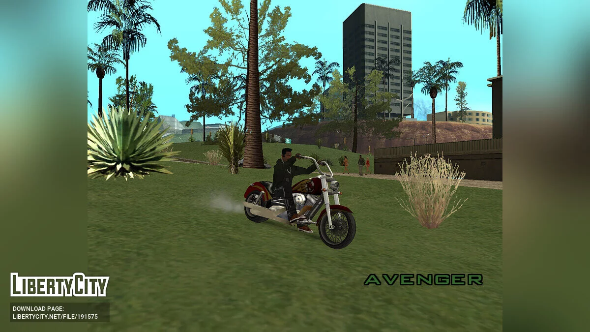 Мотоциклы Angel и Avenger из VCS и LCS (SA Style) / GTA San Andreas