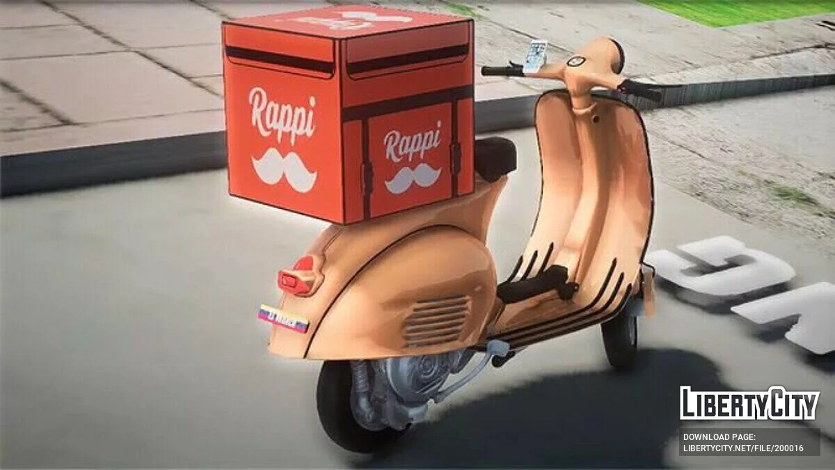 Moto Rappi (El Veneco) / GTA San Andreas