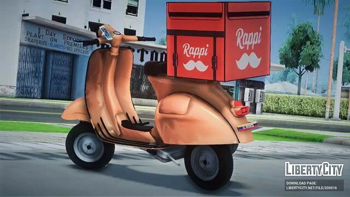 Moto Rappi (El Veneco) / GTA San Andreas