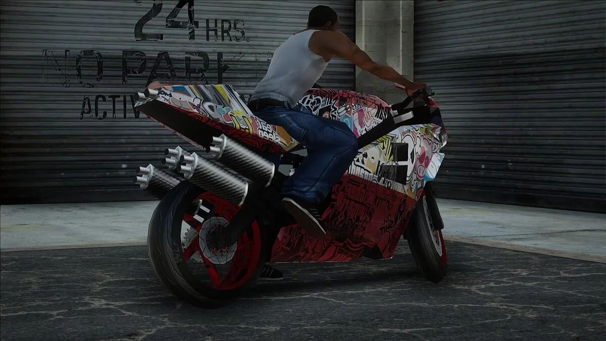 NRG-500 со стикерами / GTA San Andreas
