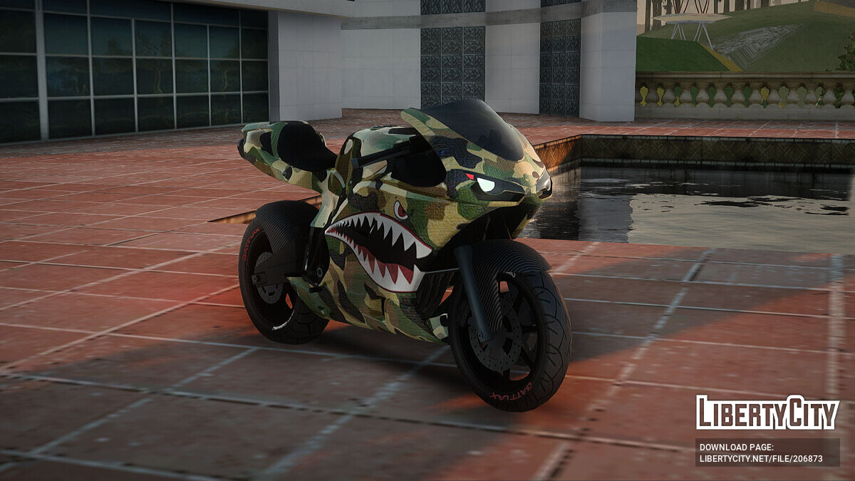 Скачать Bati Shark Mouth для GTA San Andreas