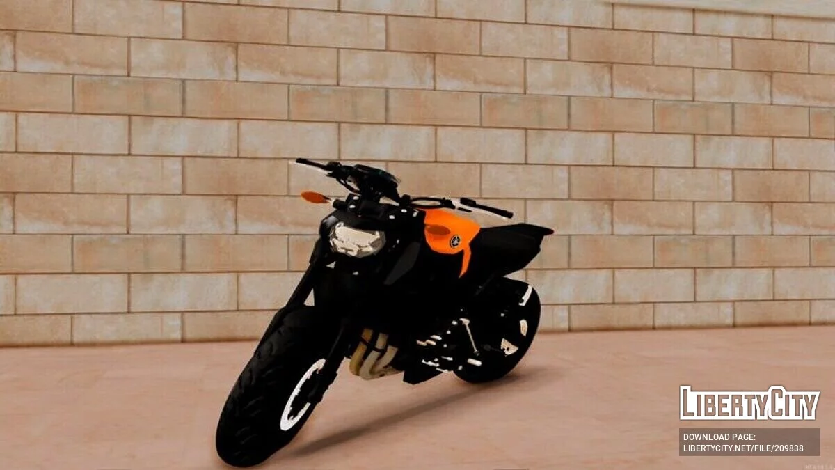 Yamaha MT 09 / GTA San Andreas