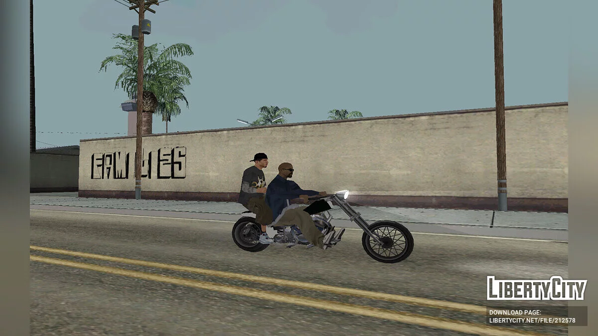 Байк Hexer из GTA 4 TLaD [SA Style] / GTA San Andreas