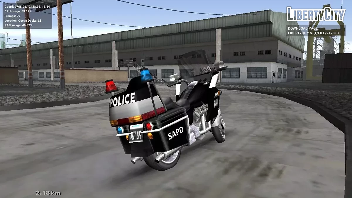 Wayfarer SAPD 2012 / GTA San Andreas