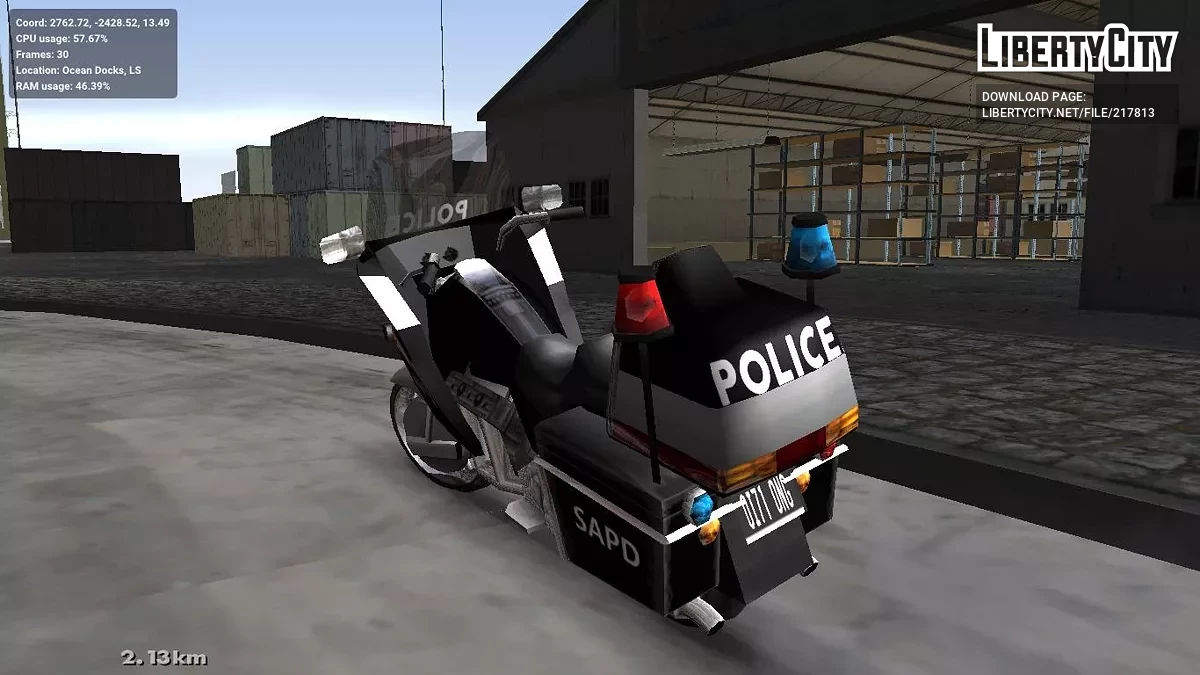 Wayfarer SAPD 2012 / GTA San Andreas