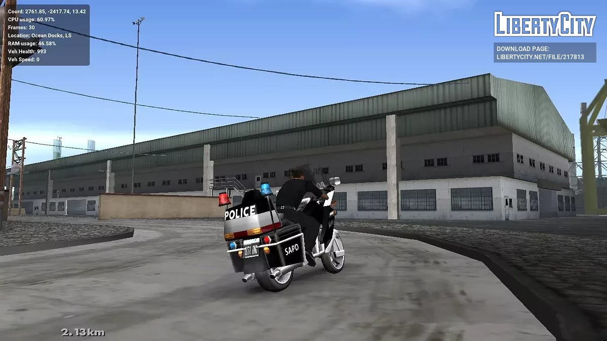Wayfarer SAPD 2012 / GTA San Andreas