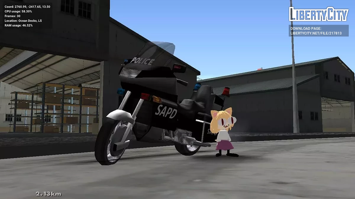 Wayfarer SAPD 2012 / GTA San Andreas