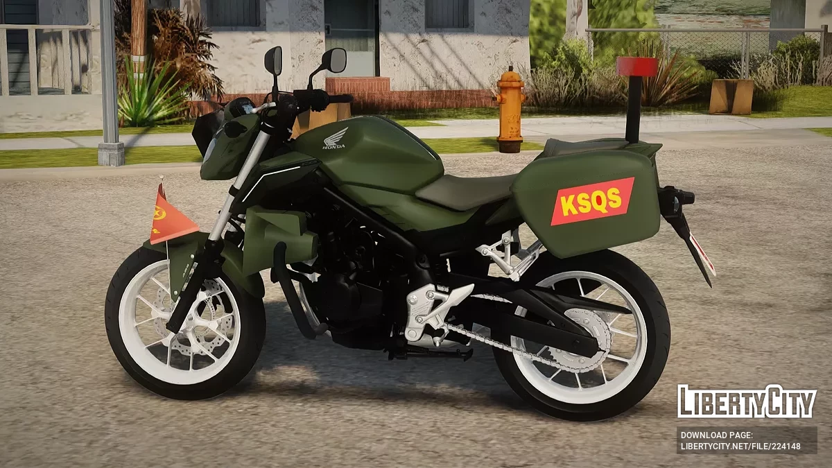 Honda CB500 Vietnam Military Control Bike / GTA San Andreas