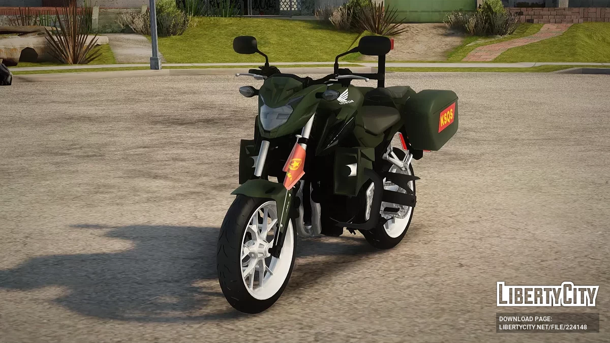 Honda CB500 Vietnam Military Control Bike / GTA San Andreas