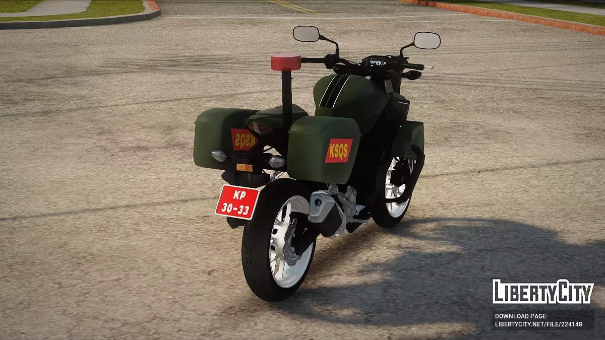 Honda CB500 Vietnam Military Control Bike / GTA San Andreas