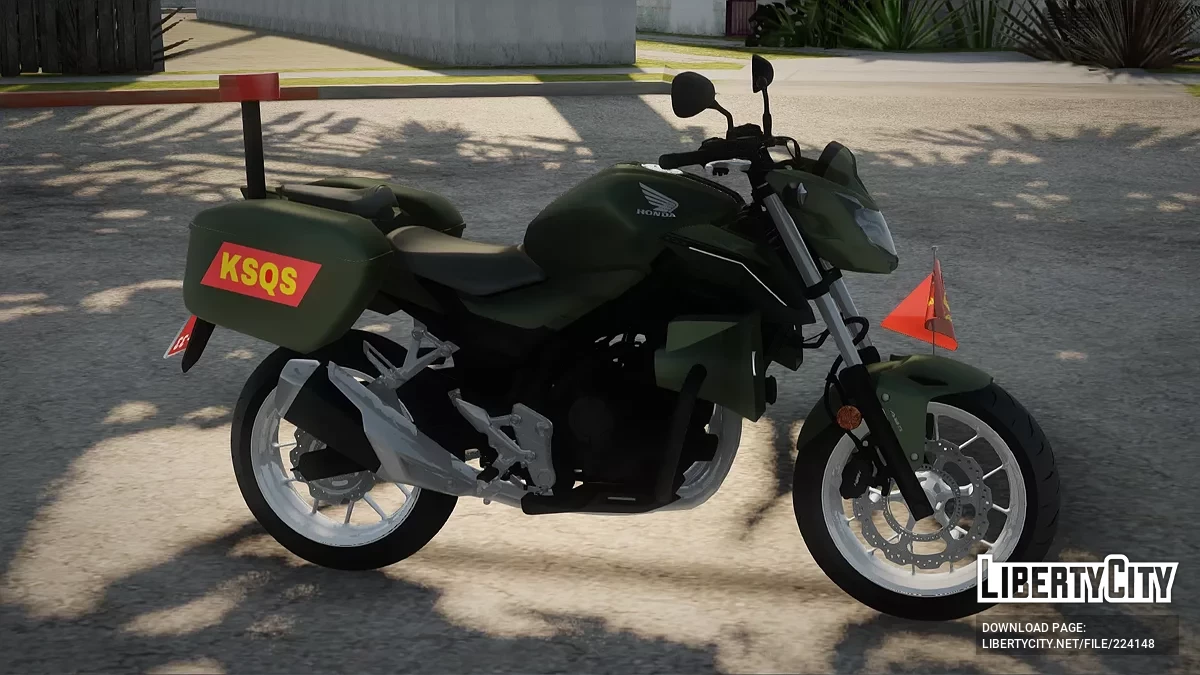 Honda CB500 Vietnam Military Control Bike / GTA San Andreas