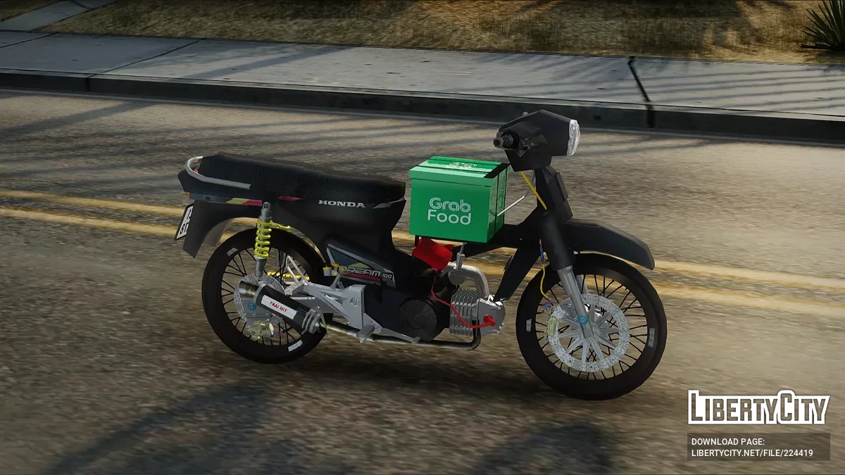 Вьетнамский мотоцикл GrabFood / GTA San Andreas