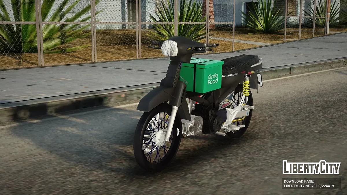 Вьетнамский мотоцикл GrabFood / GTA San Andreas