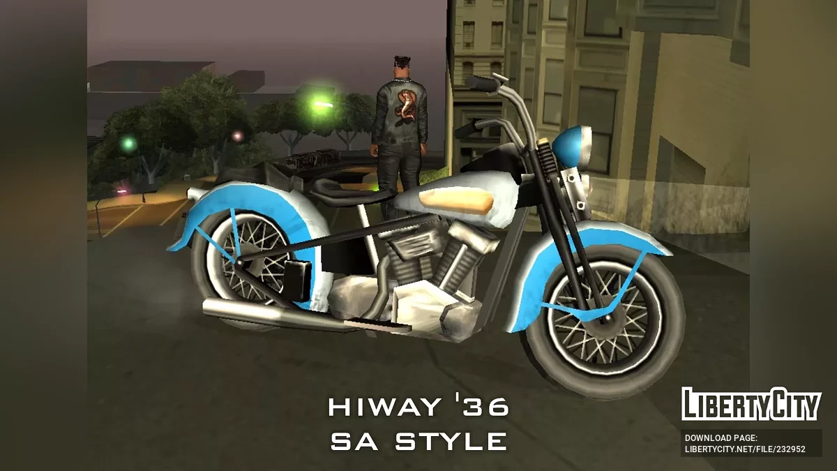 Мотоцикл Hiway '36 (SA-стиль) / GTA San Andreas