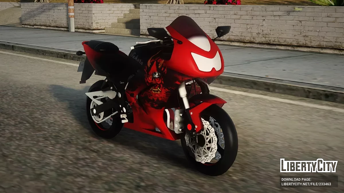 Kawasaki Ninja (Sakurako Jinguji's) из The Grand Mafia / GTA San Andreas