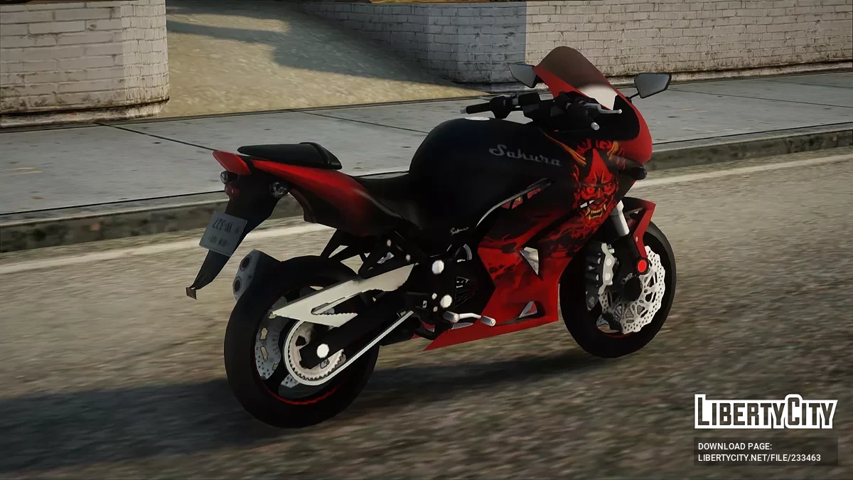 Kawasaki Ninja (Sakurako Jinguji's) из The Grand Mafia / GTA San Andreas