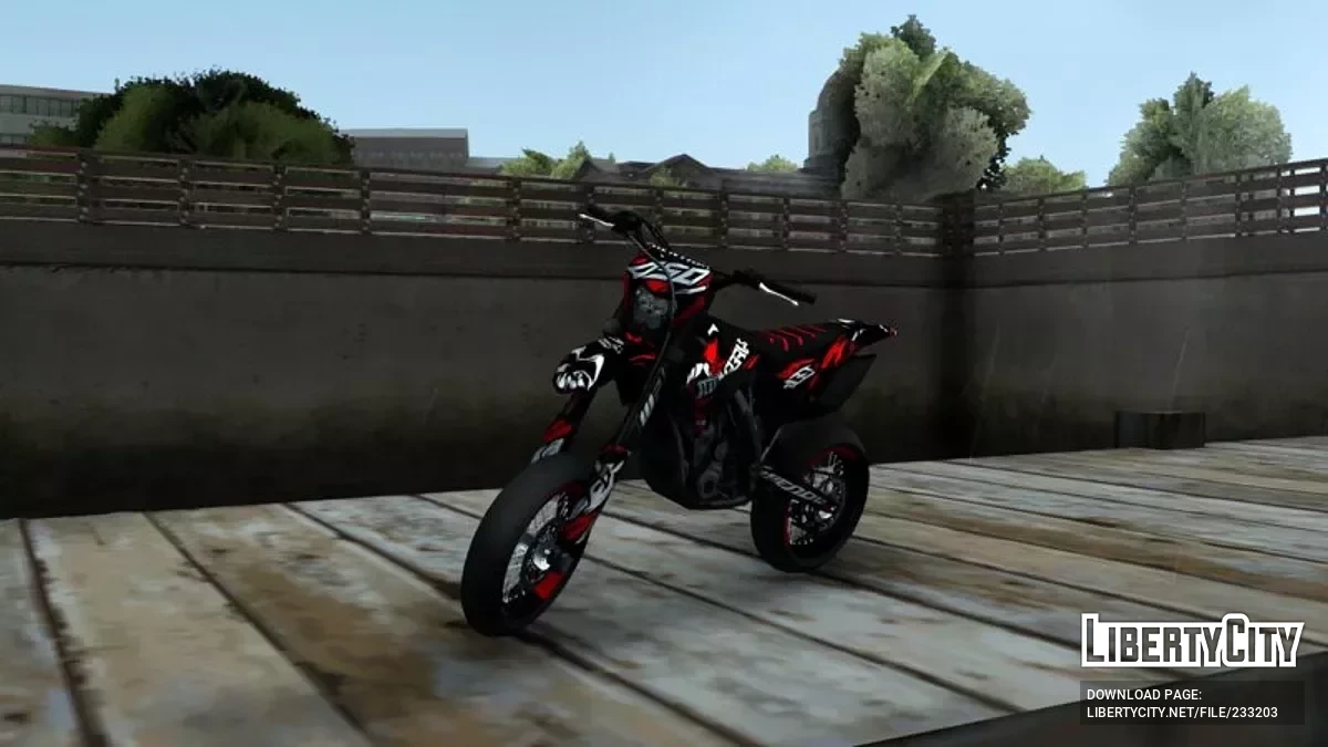 KTM 450 EXC-F 2021 Bold. Supermoto Decals (+Android) / GTA San Andreas