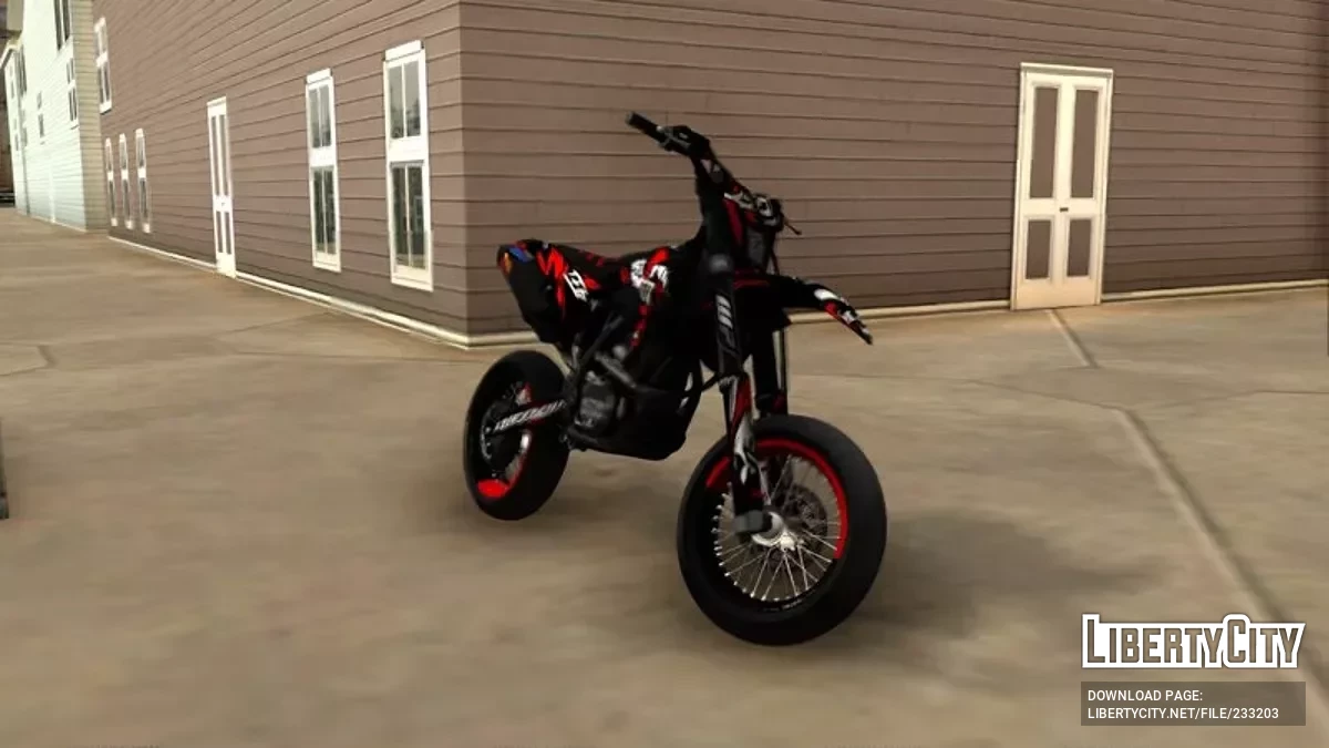 KTM 450 EXC-F 2021 Bold. Supermoto Decals (+Android) / GTA San Andreas