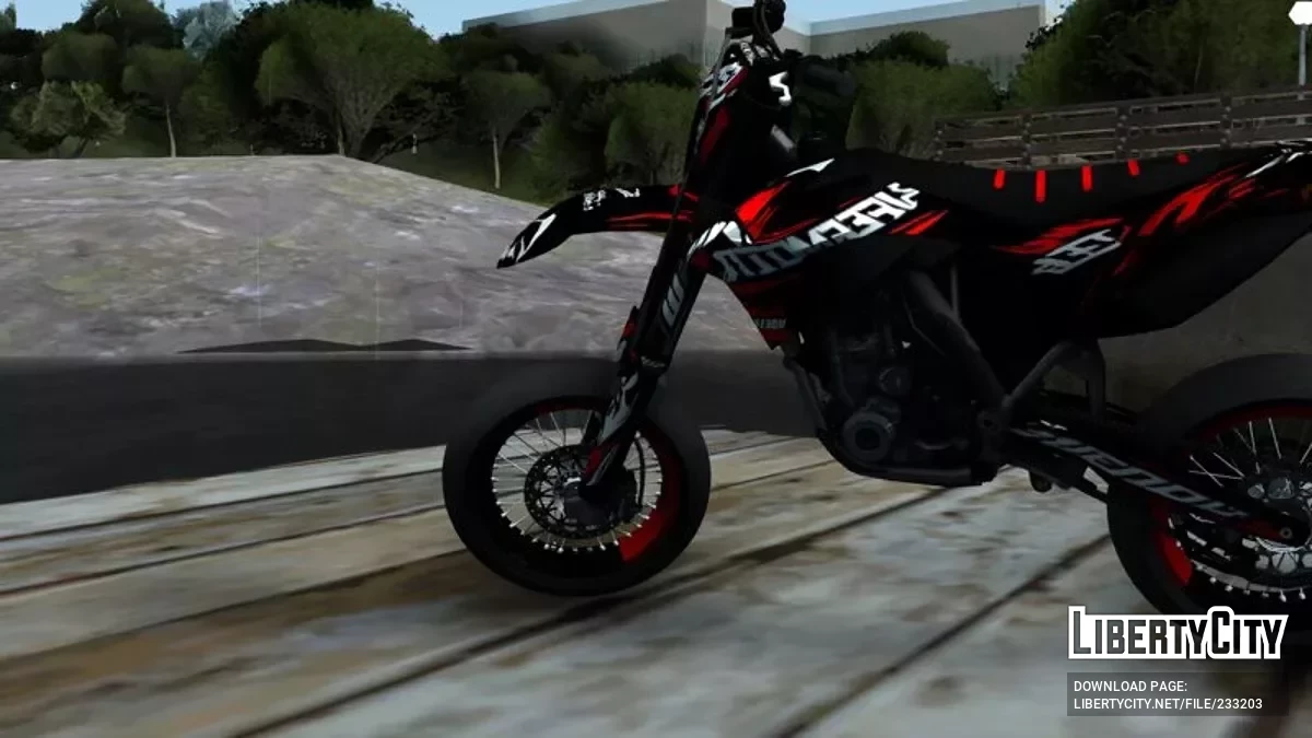 KTM 450 EXC-F 2021 Bold. Supermoto Decals (+Android) / GTA San Andreas