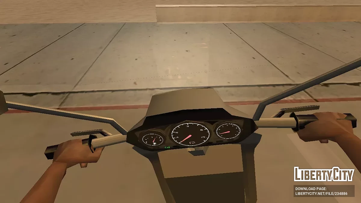 Приборная панель для мотоцикла (для оригинального транспорта) / GTA San Andreas