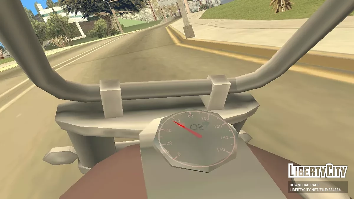 Приборная панель для мотоцикла (для оригинального транспорта) / GTA San Andreas