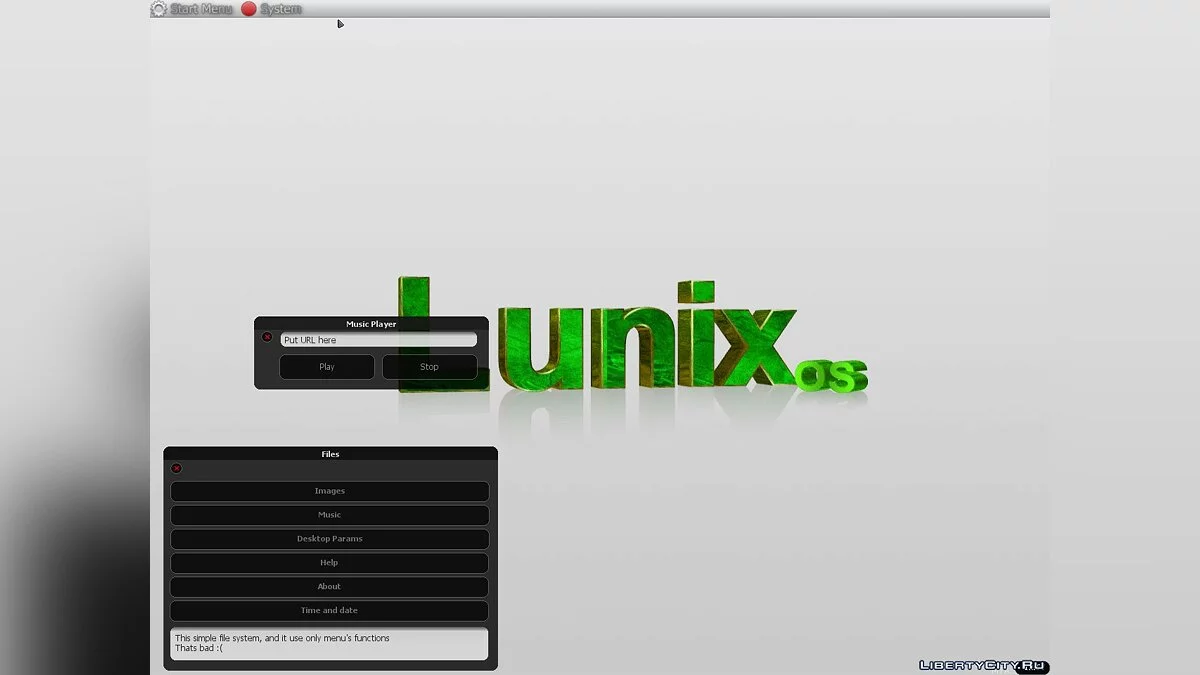 Lunix OS Green / GTA San Andreas