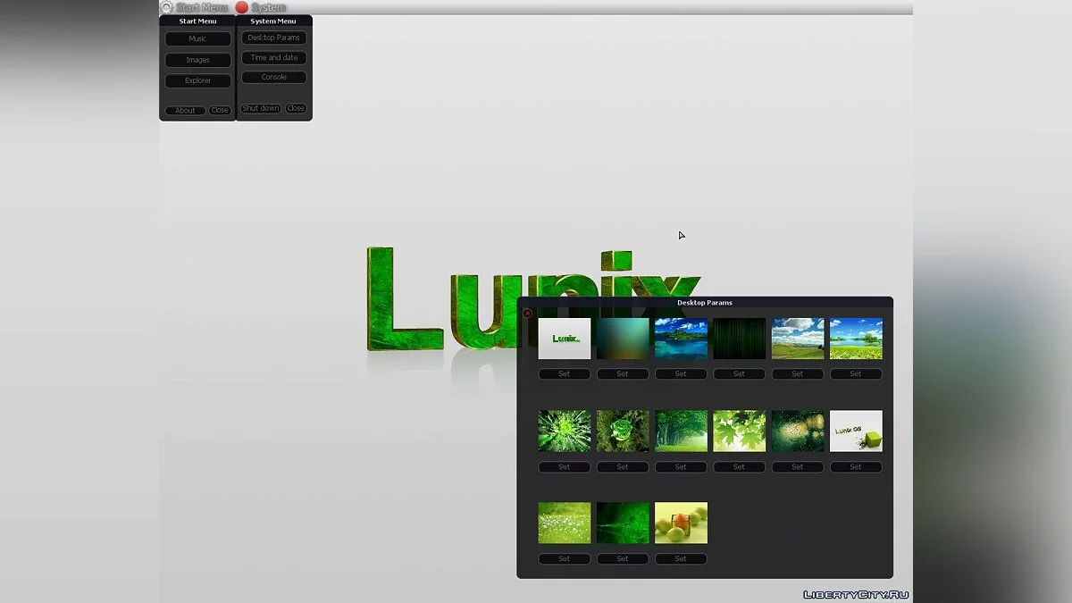Lunix OS Green / GTA San Andreas