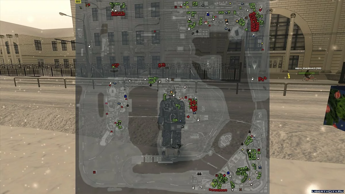 Удобная карта дорог MTA PROVINCE BETA 2.0 / GTA San Andreas