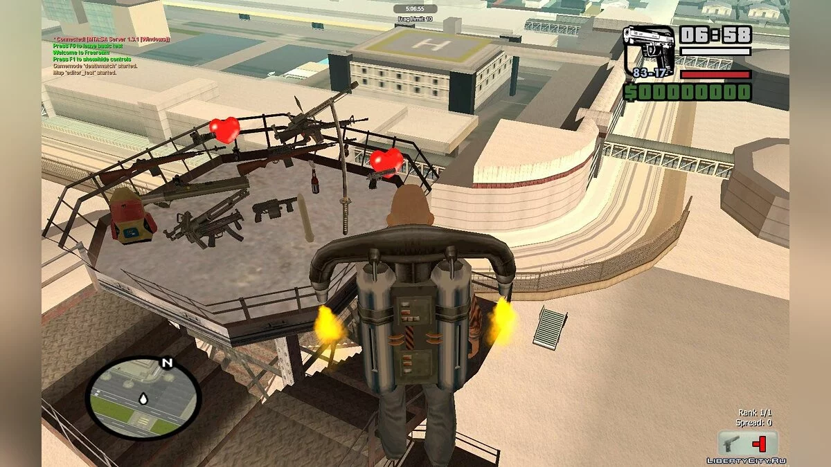 DM Map с секретами v2.0 / GTA San Andreas