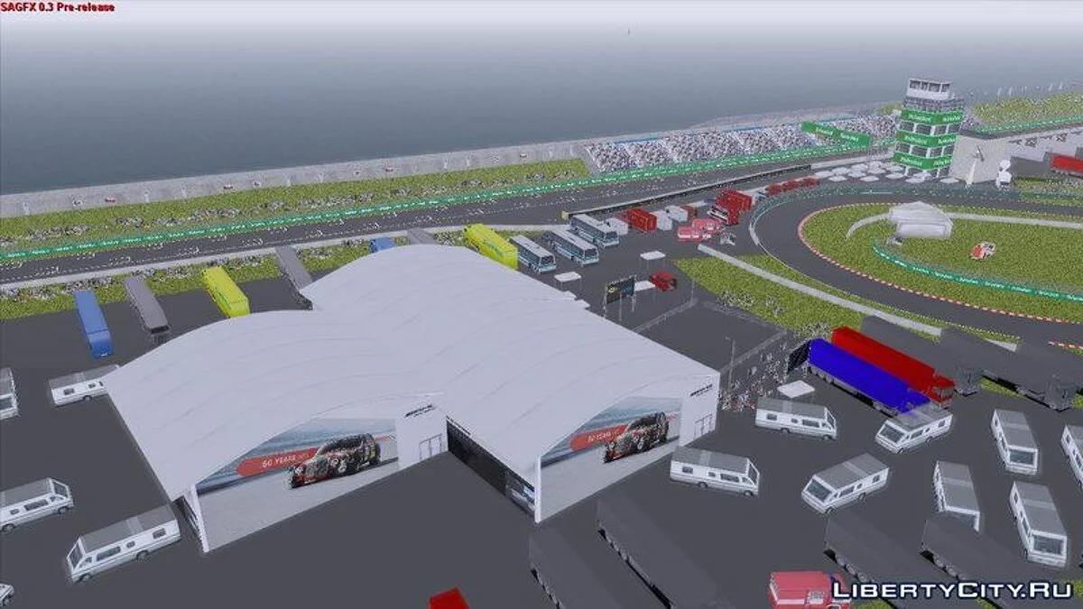 Гоночная трасса Zangvoort Circuit / GTA San Andreas