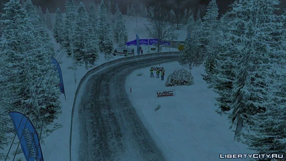 Трасса для ралли в Альпах / GTA San Andreas