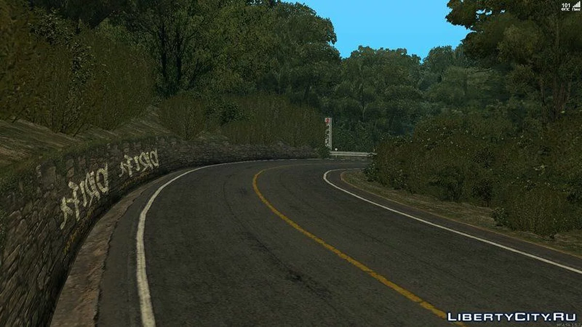 Трасса Mt.Akina / GTA San Andreas