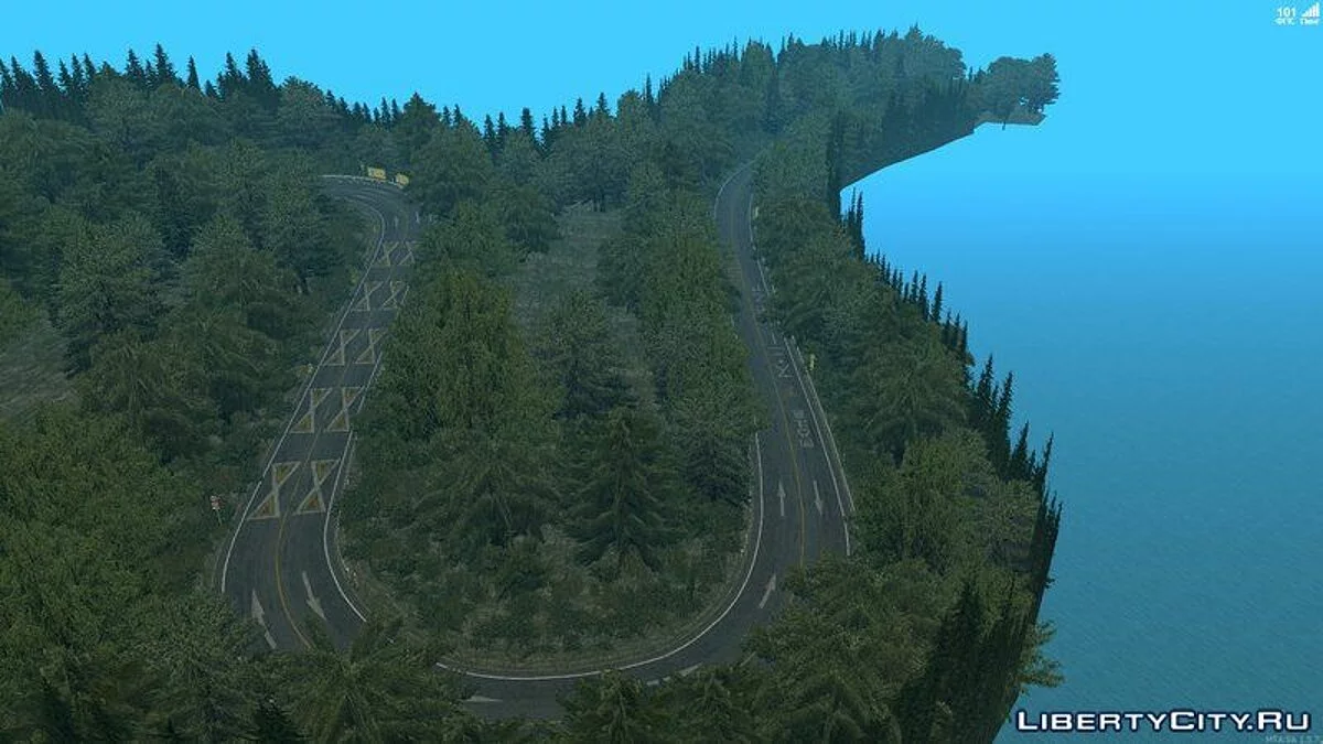 Трасса Mt.Akina / GTA San Andreas