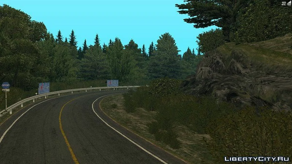 Трасса Mt.Akina / GTA San Andreas