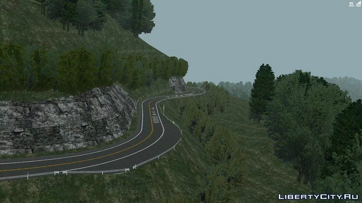 Akina Mountain Touge v1.2 (MTA:SA) / GTA San Andreas
