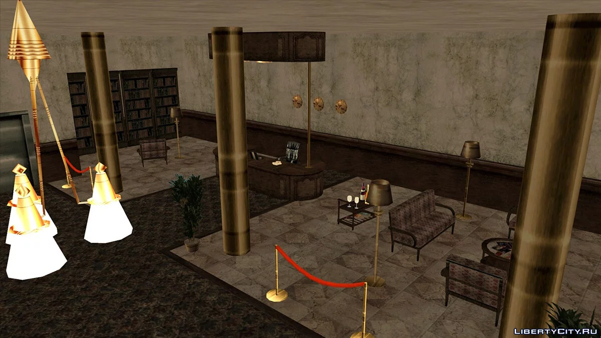 Маппинг холла отеля / GTA San Andreas